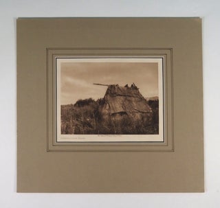 Photogravure. Deserted Lodge - Yakima. Edward S. CURTIS