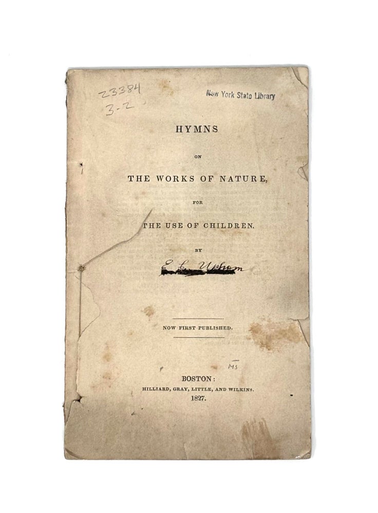 Hymns on the Works of Nature, for the Use of Children. Mrs. Felicia Dorothea HEMANS, Browne.