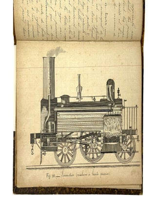 Physique, Chimie, Arpentage. Science, stenography, manuscript notebook