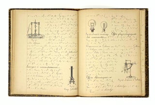 Physique, Chimie, Arpentage. Science, stenography, manuscript notebook