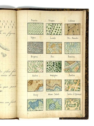 Physique, Chimie, Arpentage. Science, stenography, manuscript notebook