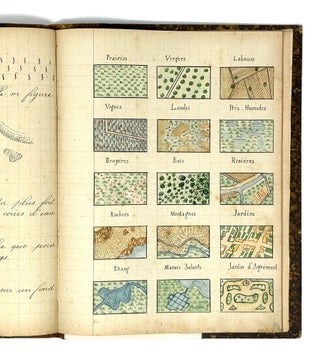 Physique, Chimie, Arpentage. Science, stenography, manuscript notebook