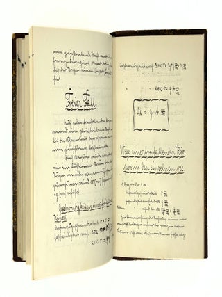 Early 20th Century German Illustrated Physics Manuscript Notebook. Physik