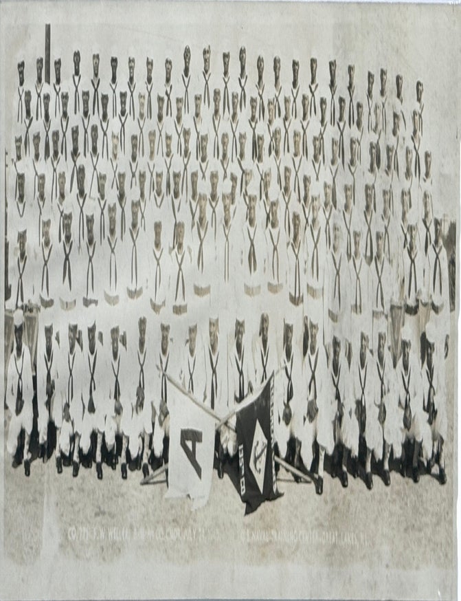 Two Panoramic Photographs of Company 771 Taken at the U.S. Naval Training Center in Great Lakes,...