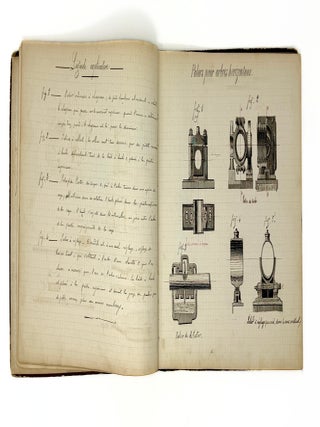 Applied Mechanical Engineering Sketch Notebook from École des Mines de Saint-Étienne, Seine, France