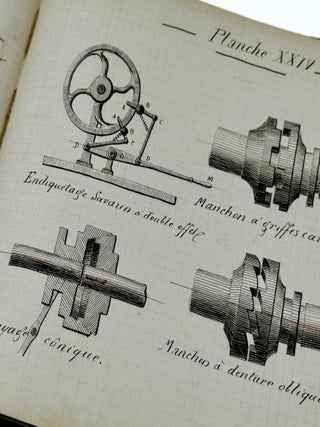 Applied Mechanical Engineering Sketch Notebook from École des Mines de Saint-Étienne, Seine, France