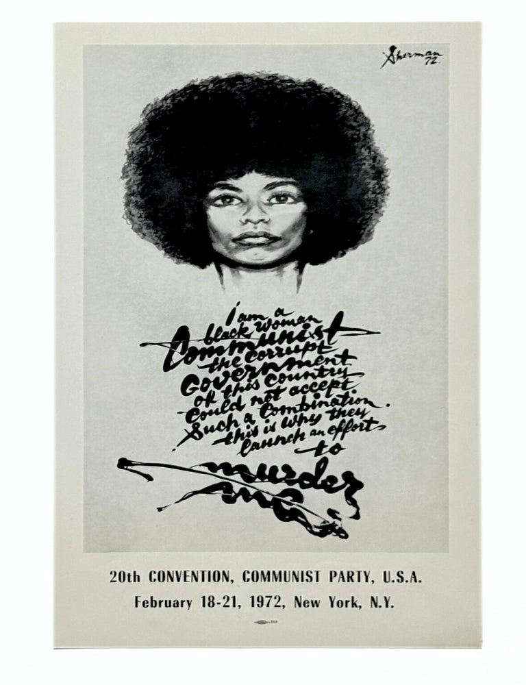 I Am A Black Woman Communist&hellip;. Angela DAVIS.
