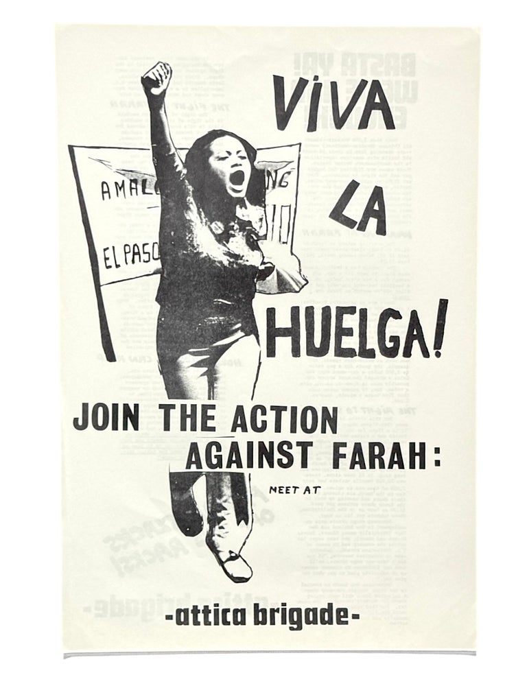 V&iacute;va La Huelga! Join the Actions Against Farah. ATTICA BRIGADE.