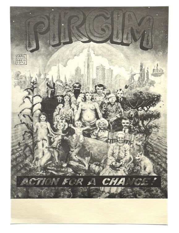 Action For A Change. Carl PIRGIM . LUNDGREN, Public In&shy;terest Research Group in Michigan, artist.